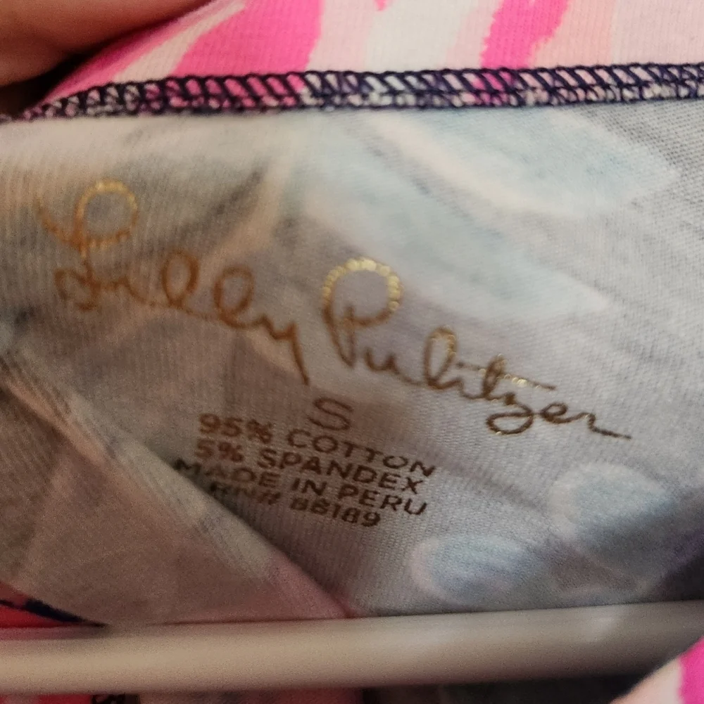 Lilly Pulitzer Ruffle Sleeve Top Size Small - Picture 3 of 4